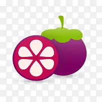 扁平化山竹水果设计-空若网 扁平化山竹水果设计-空若网