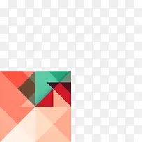 多彩七巧板背景设计-空若网 多彩七巧板背景设计-空若网