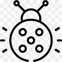 七星瓢虫图标-空若网 七星瓢虫图标-空若网