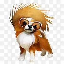 手绘卡通小狗-空若网 手绘卡通小狗-空若网