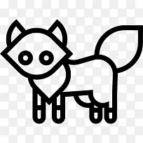 狐狸面对左图标-空若网 狐狸面对左图标-空若网
