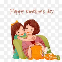 母亲节卡通手绘-空若网 母亲节卡通手绘-空若网