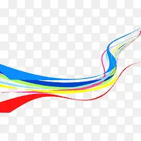 矢量彩色律动线条-空若网 矢量彩色律动线条-空若网