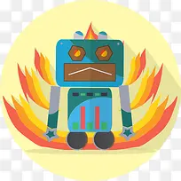 安卓生气吉祥物机械金属机器人机-空若网 安卓生气吉祥物机械金属机器人机-空若网