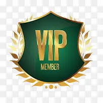 矢量VIP盾牌素材-空若网 矢量VIP盾牌素材-空若网