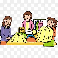 整理衣服png矢量元素-空若网 整理衣服png矢量元素-空若网