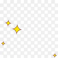 黄色闪光星星背景素材-空若网 黄色闪光星星背景素材-空若网