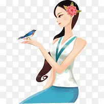 手绘卡通美-空若网 手绘卡通美-空若网