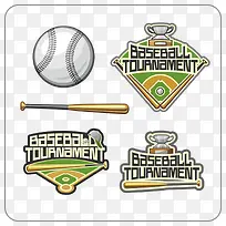 棒球运动标志设计-空若网 棒球运动标志设计-空若网