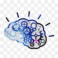 创意齿轮大脑-空若网 创意齿轮大脑-空若网