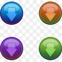 矢量下载按钮-空若网 矢量下载按钮-空若网