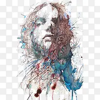 水彩人物-空若网 水彩人物-空若网