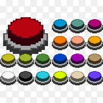 矢量图像素风按钮-空若网 矢量图像素风按钮-空若网