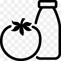 食物的素食图标-空若网 食物的素食图标-空若网