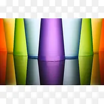 梦幻彩色杯子背景-空若网 梦幻彩色杯子背景-空若网