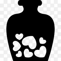 罐子里有爱心图标-空若网 罐子里有爱心图标-空若网