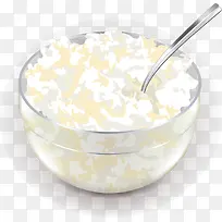 玻璃碗里的食物-空若网 玻璃碗里的食物-空若网