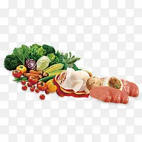 免抠绿色蔬菜食物装饰-空若网 免抠绿色蔬菜食物装饰-空若网