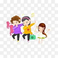 跳舞的卡通人-空若网 跳舞的卡通人-空若网