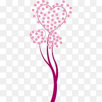 红色圆圈爱心花束-空若网 红色圆圈爱心花束-空若网