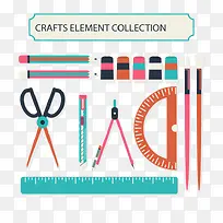 矢量直尺文具-空若网 矢量直尺文具-空若网