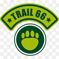 卡通绿色追踪标牌-空若网 卡通绿色追踪标牌-空若网