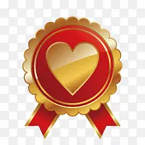 爱情情人节勋章心-空若网 爱情情人节勋章心-空若网