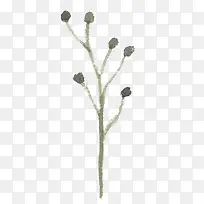 水墨枯树枝-空若网 水墨枯树枝-空若网