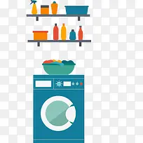 扁平化洗衣机设计-空若网 扁平化洗衣机设计-空若网