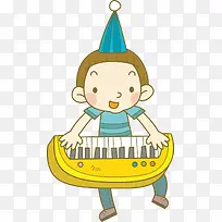 手绘键盘男孩-空若网 手绘键盘男孩-空若网