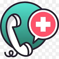 救援电话图标-空若网 救援电话图标-空若网