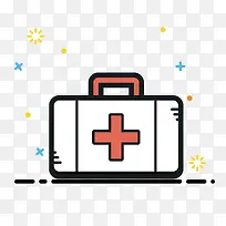 扁平化医疗包PNG下载-空若网 扁平化医疗包PNG下载-空若网