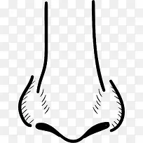 手绘涂鸦鼻子-空若网 手绘涂鸦鼻子-空若网