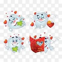 爱心和天使牙齿图片-空若网 爱心和天使牙齿图片-空若网