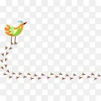 矢量手绘卡通小鸡-空若网 矢量手绘卡通小鸡-空若网