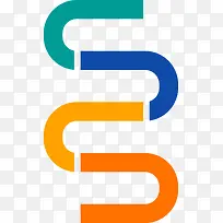 多彩弯曲条幅-空若网 多彩弯曲条幅-空若网