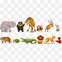 可爱动物卡通图-空若网 可爱动物卡通图-空若网