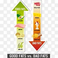 健康食物和垃圾食物图表-空若网 健康食物和垃圾食物图表-空若网