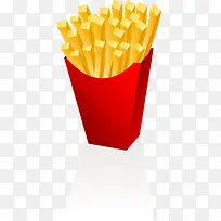 薯条矢量素材-空若网 薯条矢量素材-空若网