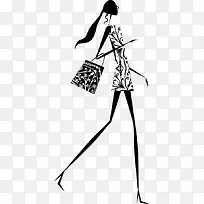 时尚女郎购物剪影-空若网 时尚女郎购物剪影-空若网
