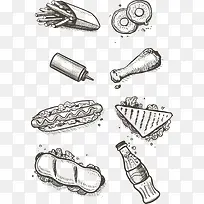 手绘食物-空若网 手绘食物-空若网