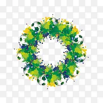 足球和水彩-空若网 足球和水彩-空若网