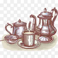 手绘茶壶-空若网 手绘茶壶-空若网