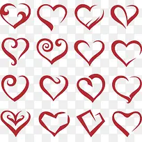 红色心形-空若网 红色心形-空若网