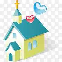 教堂png矢量素材-空若网 教堂png矢量素材-空若网