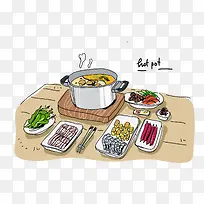美食火锅免抠图下载-空若网 美食火锅免抠图下载-空若网