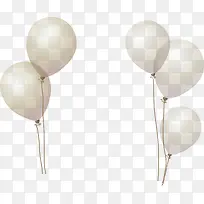 透明白色气球-空若网 透明白色气球-空若网