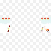 新年卡通素材-空若网 新年卡通素材-空若网