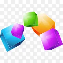 彩色立方体-空若网 彩色立方体-空若网