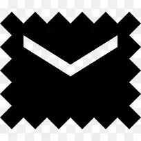 马克为未读的信封按钮图标-空若网 马克为未读的信封按钮图标-空若网